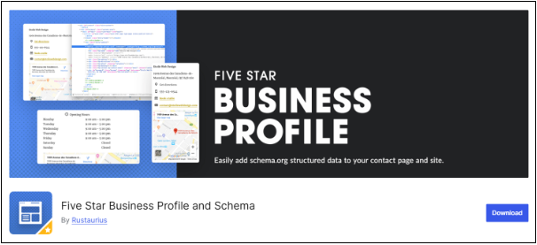 Five Star Business Profile and Schema plugin download page
