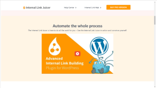 Internal Link Juicer home page