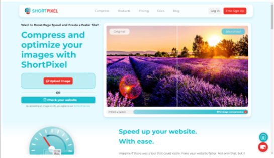 ShortPixel home page