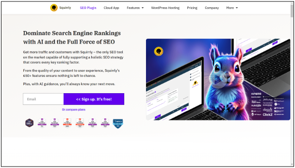 Squirrly SEO AI-powered WordPress plugin
