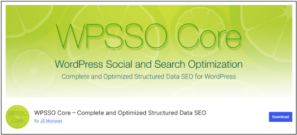 WPSSO Core plugin download page 