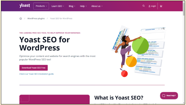Yoast SEO Home page