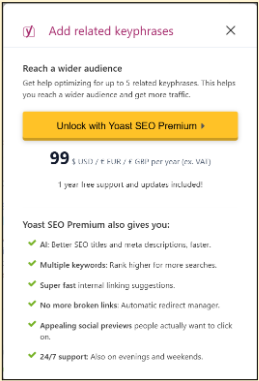 Yoast SEO Premium Pricing and its Perks