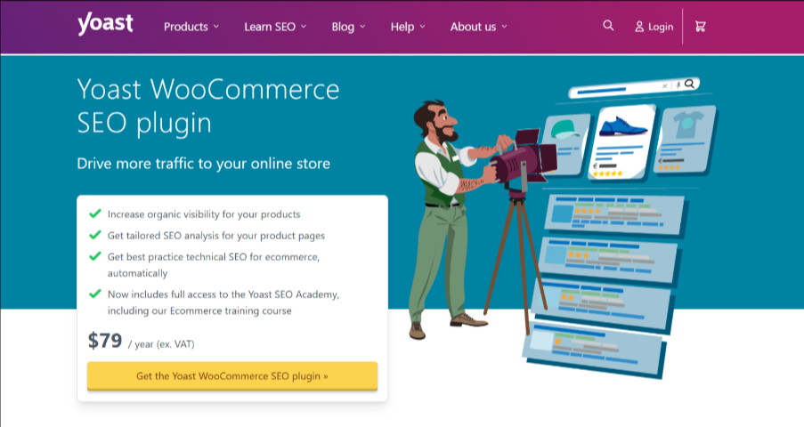 Yoast WooCommerce SEO plugin pricing plan