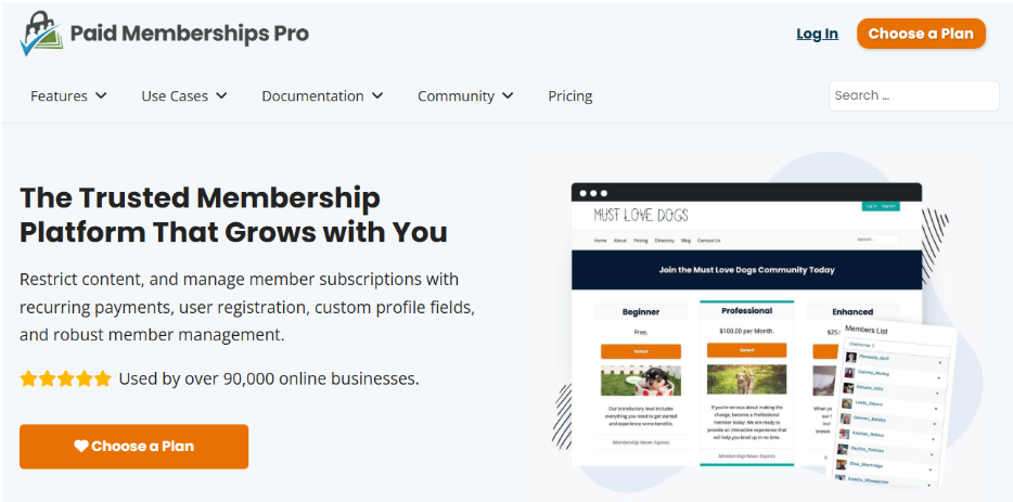 Paid Memberships Pro