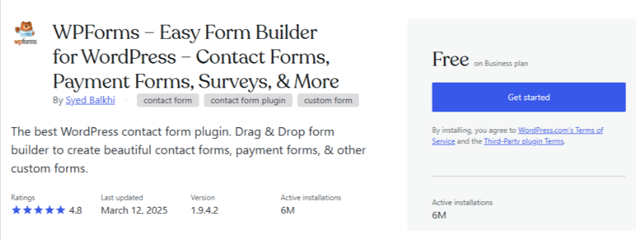 WPForms