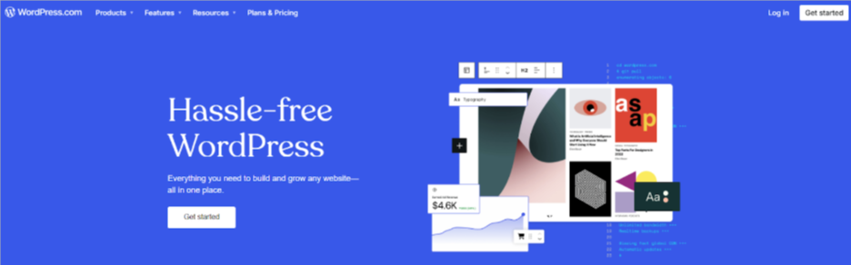 WordPress Homepage 