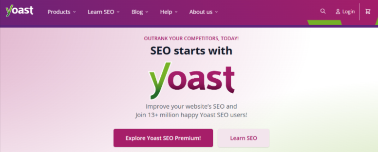 Yoast homepage