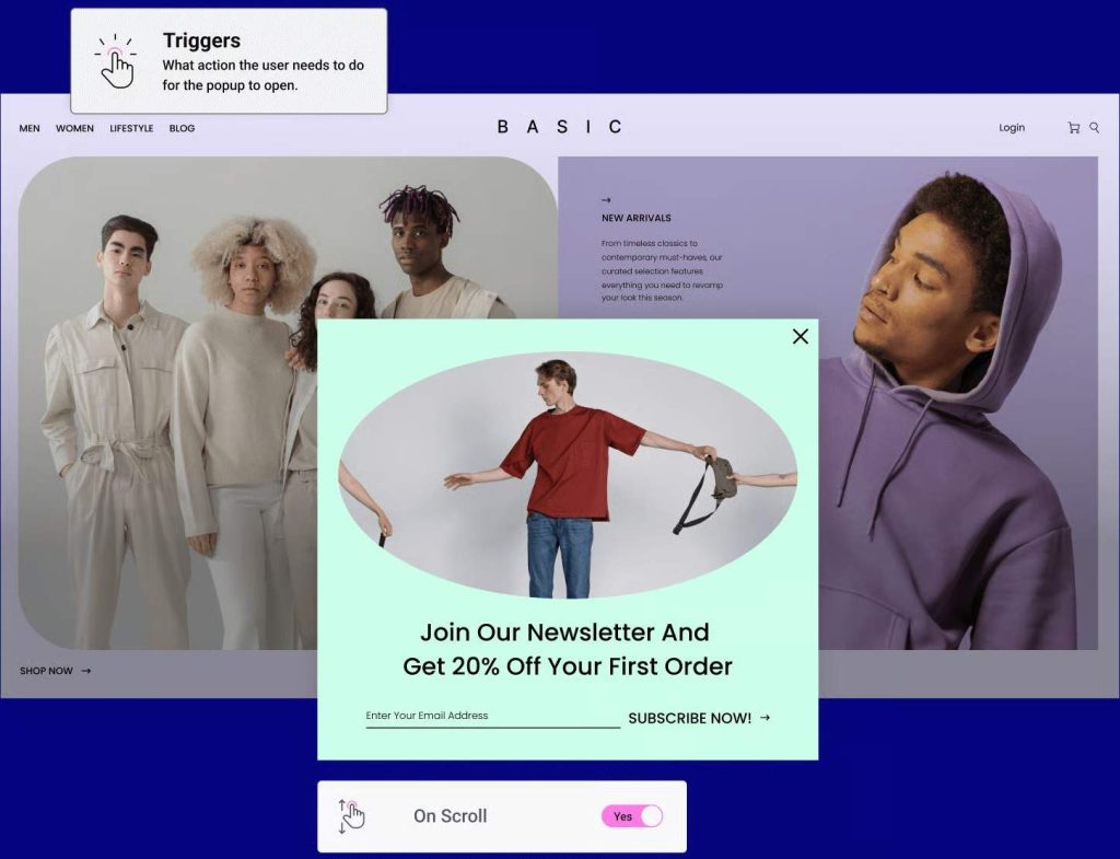 Popup Builder lets you design popups Popup Builder lets you design popups